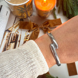 CLASSIC WRAP BANGLE- SILVER