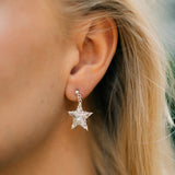 STELLA STAR EARRINGS- SILVER