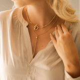 ORLA TBAR CHOKER - GOLD