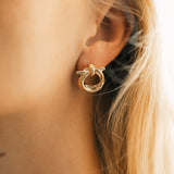 KNOT EARRINGS - SILVER