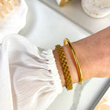 WATCH STRAP BANGLE- GOLD