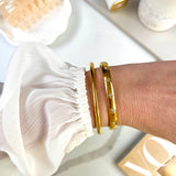 STAR BURST BANGLE- GOLD