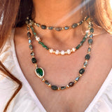 AZUR MULTIWAY NECKLACE- EMERALD