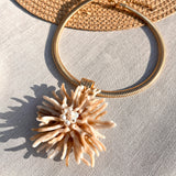 CORAL NECKLACE- BEIGE