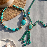 MARINE NECKLACE - AQUA