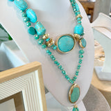 MARINE NECKLACE - AQUA
