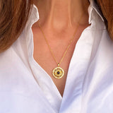 SUN DANCE PENDANT NECKLACE