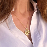 SUN DANCE PENDANT NECKLACE