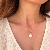 COCO FLOWER NECKLACE & EARRING SET