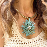 CORAL NECKLACE- TURQUOISE