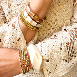 BALI HINGED BANGLE- NUDE