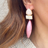 CANDY EARRINGS- PINK