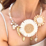 FLOWER CHARM NECKLACE