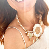 FLOWER CHARM NECKLACE