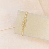 INFINITY STACKING BRACELET - GOLD