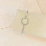 HALO STACKING BRACELET - SILVER