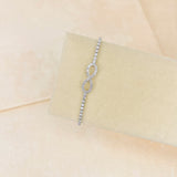 INFINITY STACKING BRACELET - SILVER