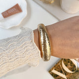 BRUSHED BANGLE- GOLD
