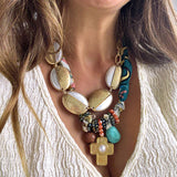 OVAL BRUSHED NECKLACE