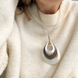 TEAR DROP MULTI-WAY NECKLACE