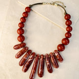 PETRA NECKLACE- BURNT ORANGE