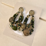 ELIZABETH COIN EARRINGS- NATURAL