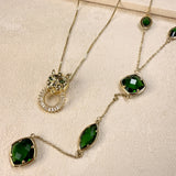 EMERALD PANTHER NECKLACE