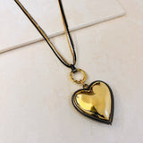 GOLDEN HEART PENDANT NECKLACE