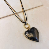 GOLDEN HEART PENDANT NECKLACE