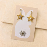 STELLA STAR EARRINGS- GOLD