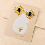 SELINA ORNAMENTAL EARRINGS - GOLD