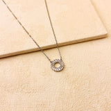 LUXE HALO NECKLACE - SILVER