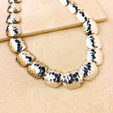 BELLA HEXAGON NECKLACE- SILVER