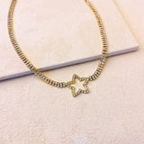 STAR CHOKER- GOLD