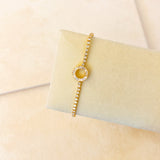 LUXE HALO STACKING BRACELET - GOLD