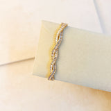 TWISTED STACKING BRACELET - GOLD