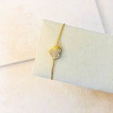 HEART STACKING BRACELET - GOLD