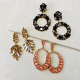 MAPLE LEAF EARRINGS - GOLD
