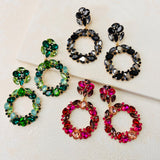 FRANCESCA EARRINGS - EMERALD