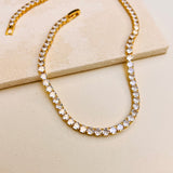 TENNIS CHOKER- GOLD