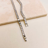 TENNIS CHOKER- SILVER