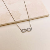 INFINITY PENDANT NECKLACE - SILVER