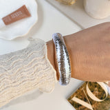 BRUSHED BANGLE- SILVER