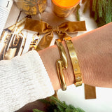 CLASSIC WRAP BANGLE- GOLD