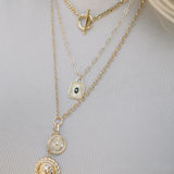 LION DUAL NECKLACE - GOLD