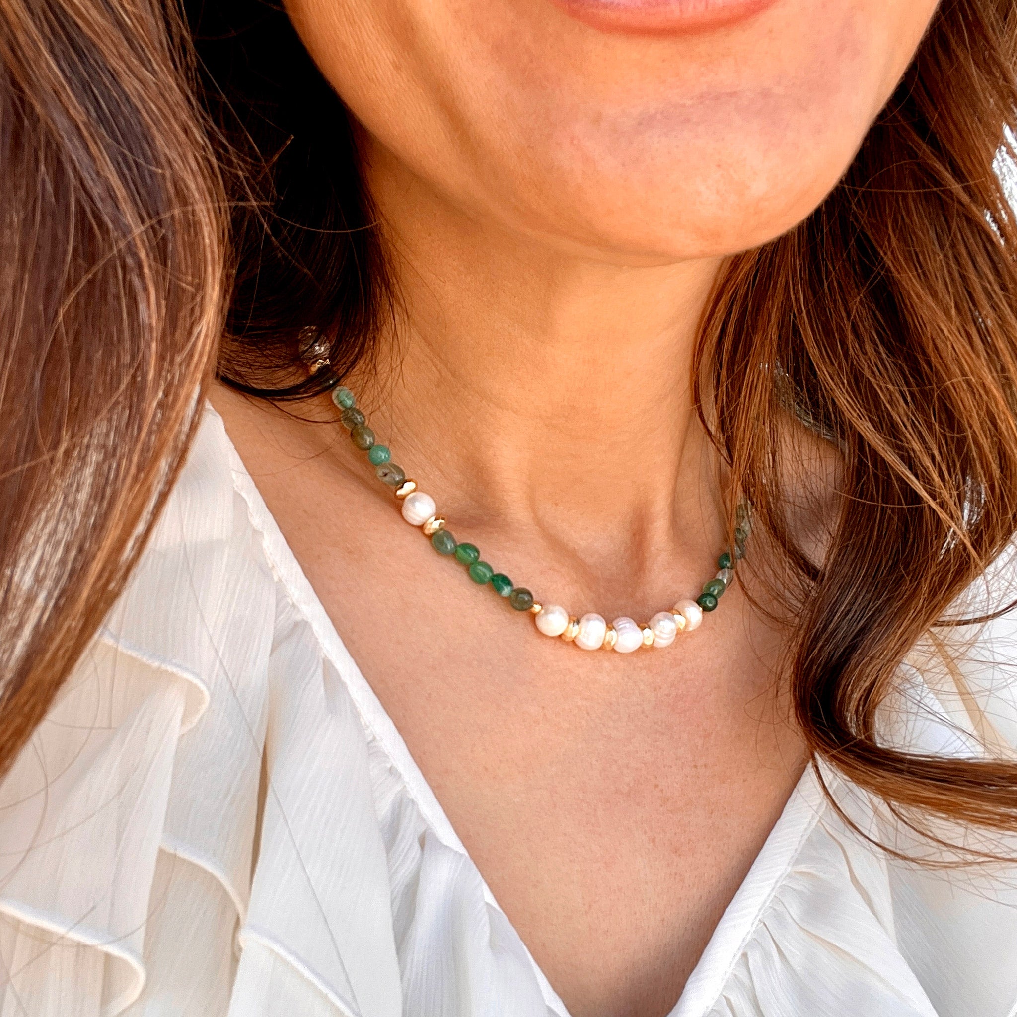 AMARA NECKLACE- GREEN