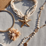 CORAL NECKLACE- BEIGE