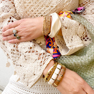 BALI HINGED BANGLE- NUDE