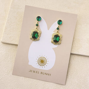 KATE EARRINGS - EMERALD