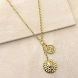 LION DUAL NECKLACE - GOLD